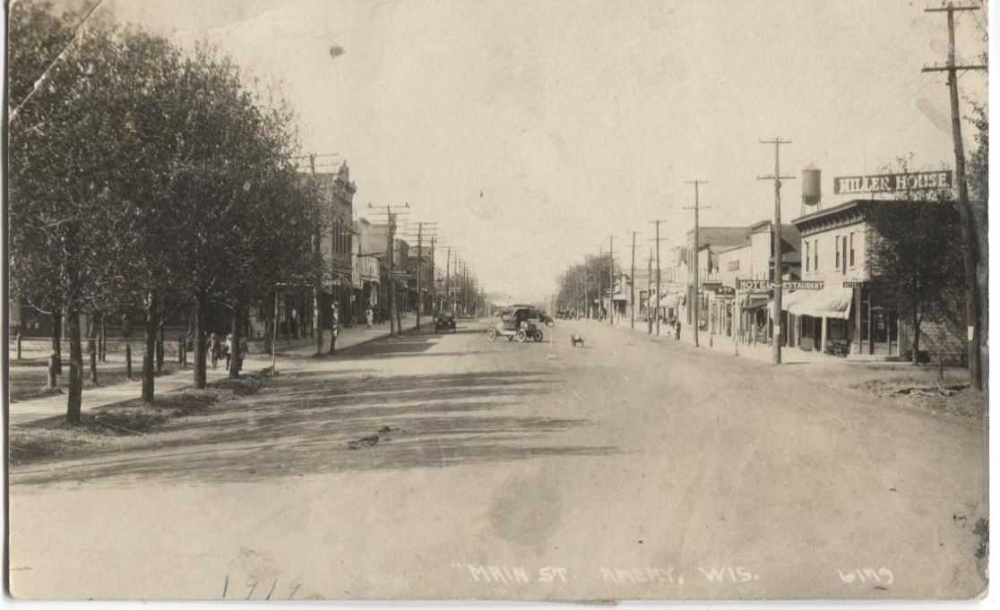 Street Scene - Amery 1919